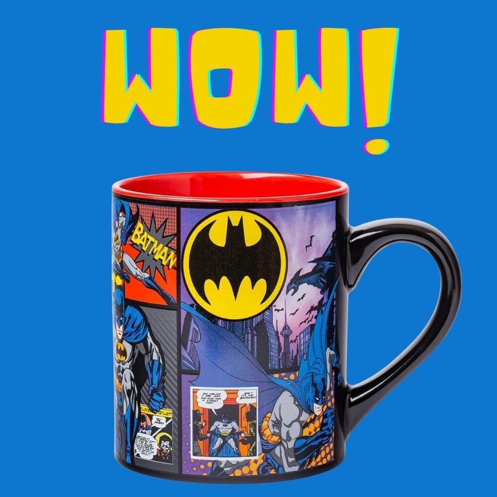 Holy Caffeine Batpunch!  Epic Batman Coffee Mugs for the True Fan!