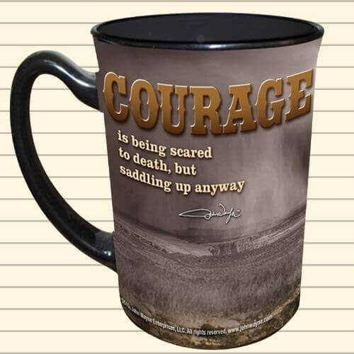 John Wayne Courage Coffee Mug