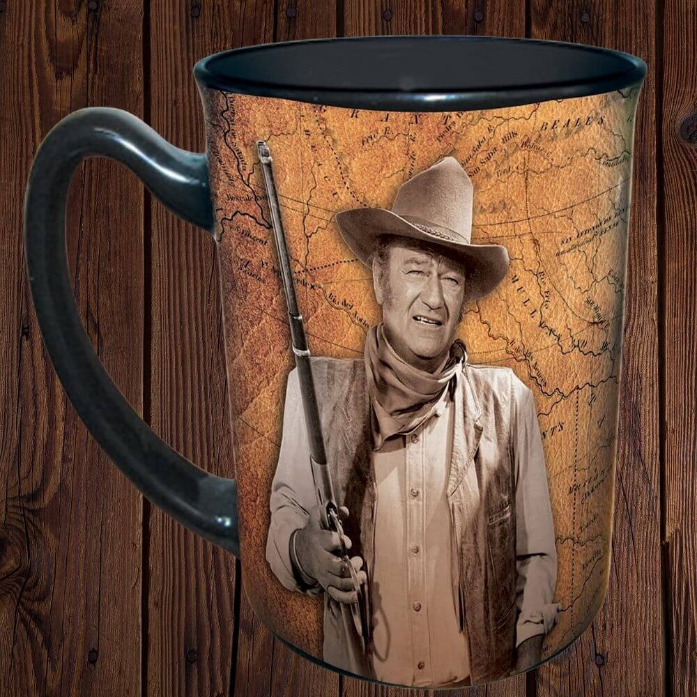 Kickstart Your Mornings with a Touch of the Wild West: Elevate Your Routine with  John Wayne Coffee Mugs!