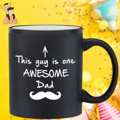 "One Awesome Dad" Mug - right side