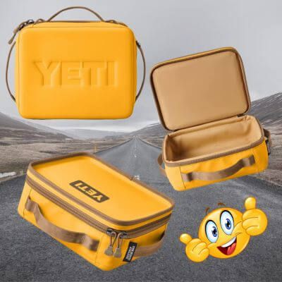 Yeti Daytrip Lunch Box Top, Inside, and Back