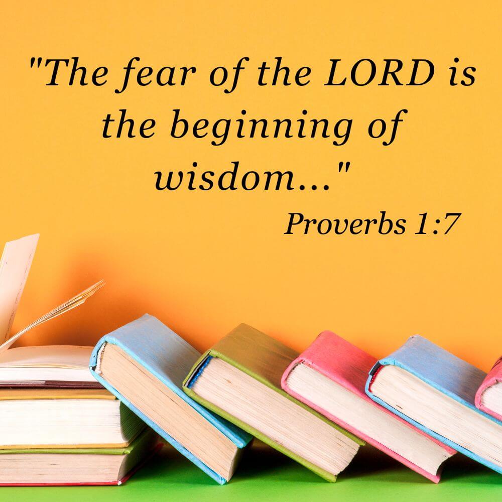 The fear of the Lord...
