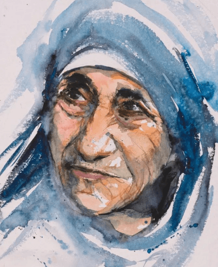 Portrait of Mother Teresa