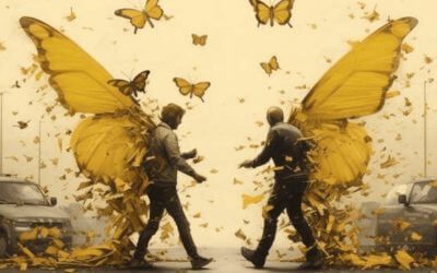 Repeats the Featured Image of two persons with butterfly wings.