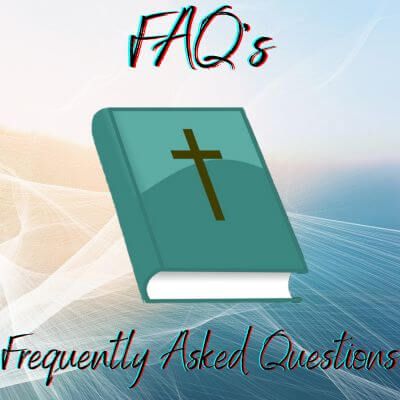 Frequently Asked Questions with Prayer Book in Center