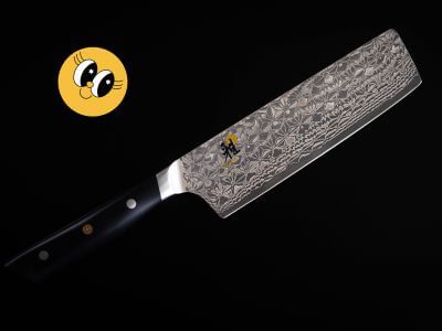 Damascus meat cleaver