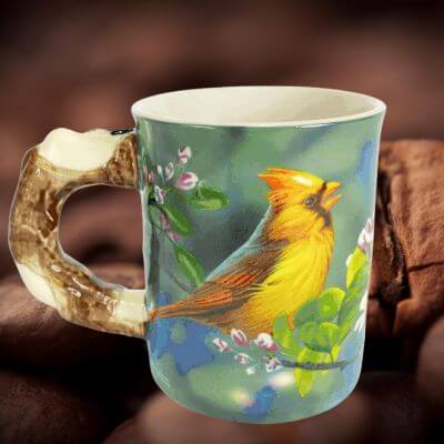 Boost Your Caffeine Buzz With These Adorable Cardinal Coffee Mugs